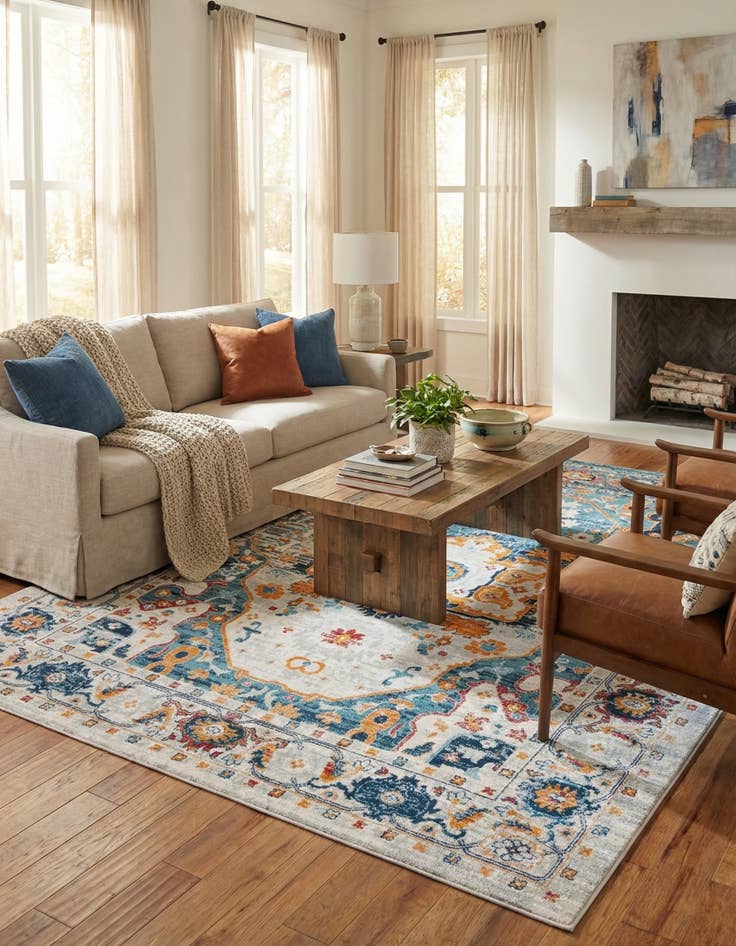 Detail image of 9' x 12' Madeline Vintage Rug