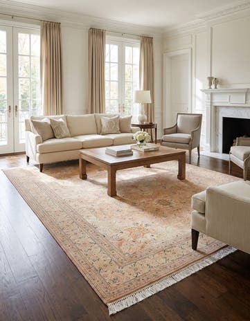 6' 7 x 10' Hand Knotted Tabriz Persian Rug