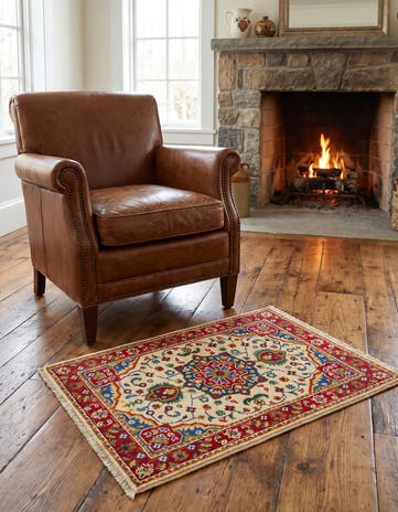 2' 1 x 3' Hand Knotted Kazak Rug
