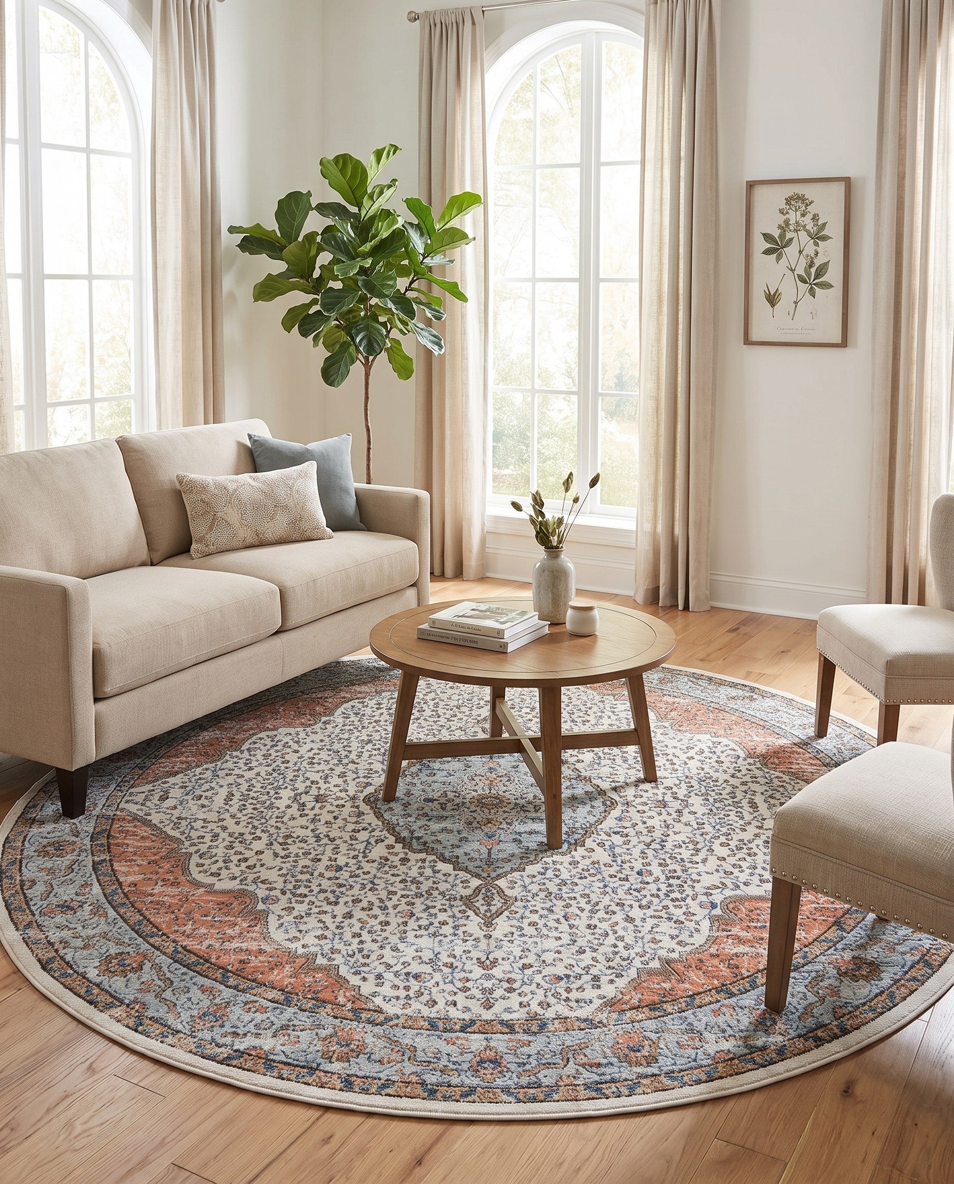 10' x 10' Nyla Round Rug