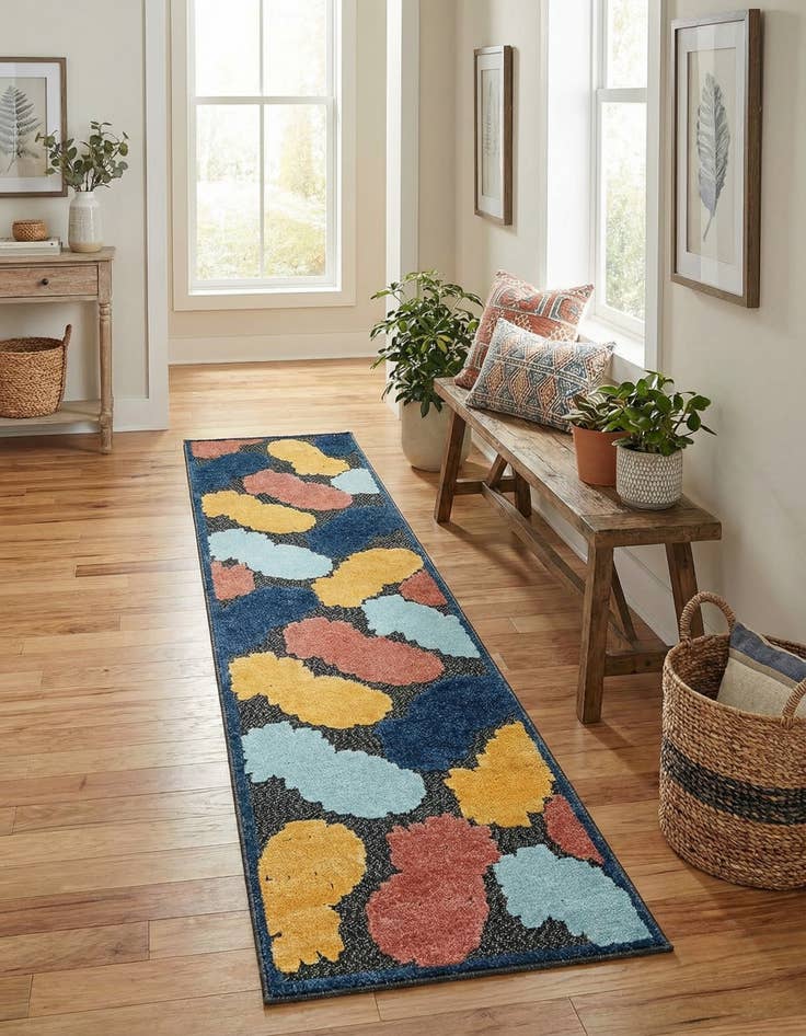 Detail image of 2' x 10' Easy-Clean Belize Indoor / Outdoor Runner Rug