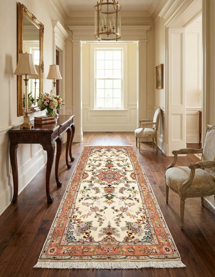 Detail image of  2' 8 x 7' 3 Tabriz Runner Rug