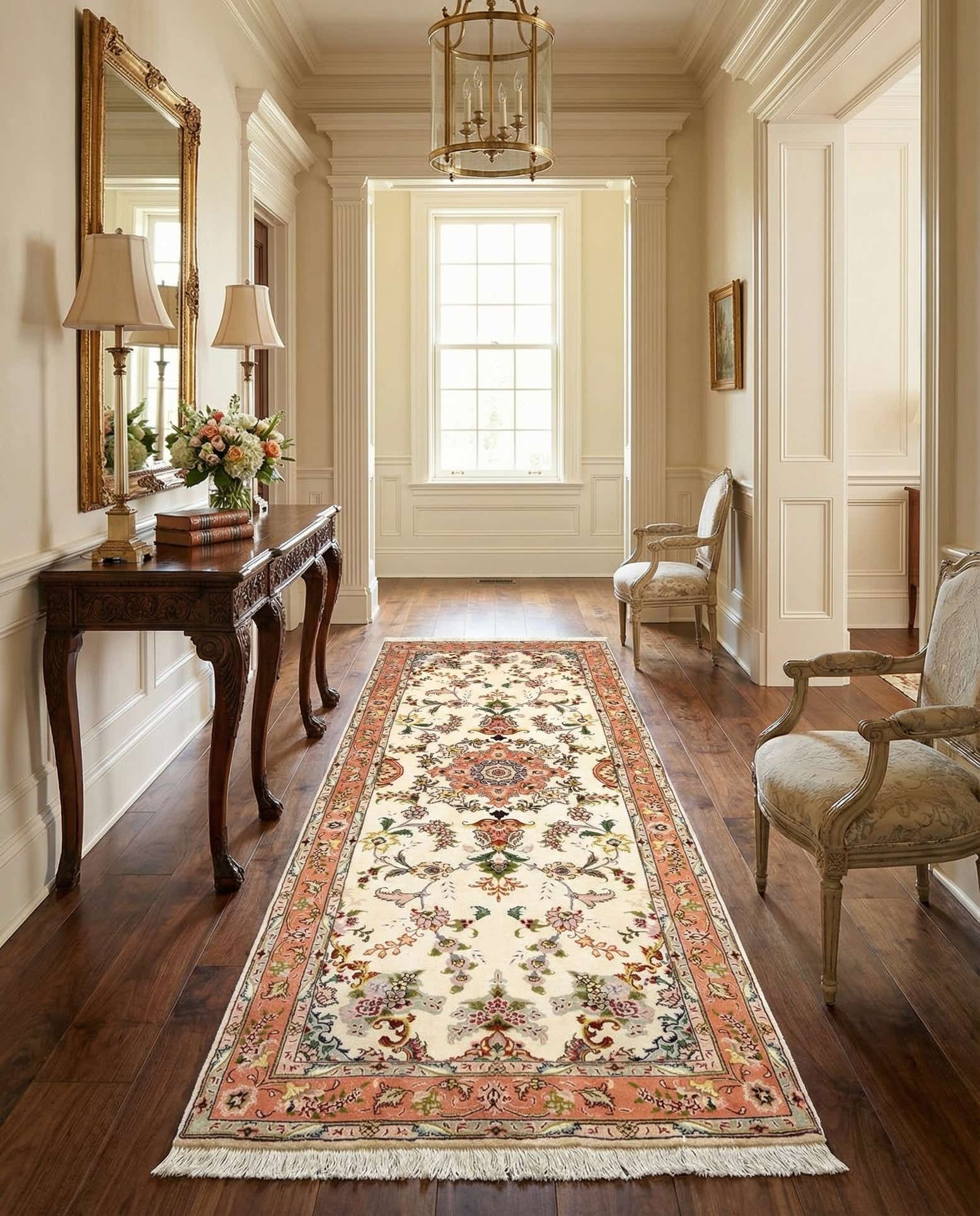 2' 8 x 7' 3 Tabriz Runner Rug