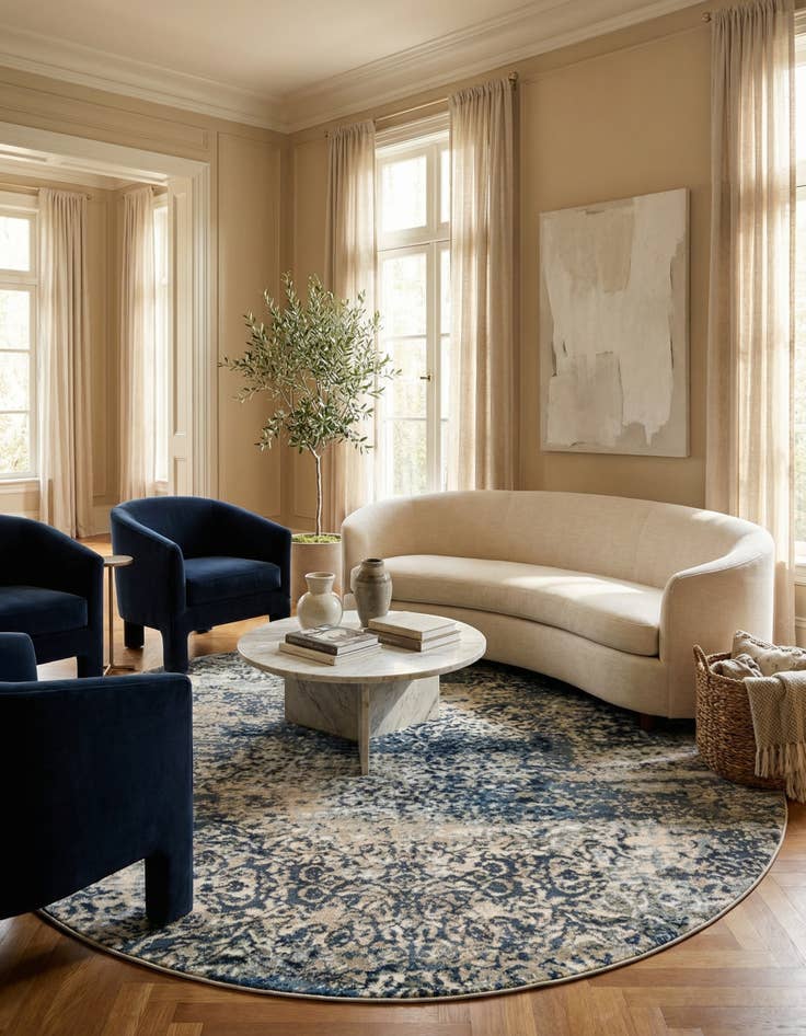 Detail image of 10' x 10' Ethereal Round Rug