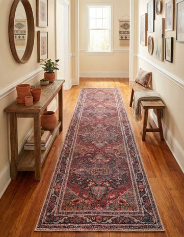2' 6 x 14' Washable Timeless Runner Rug