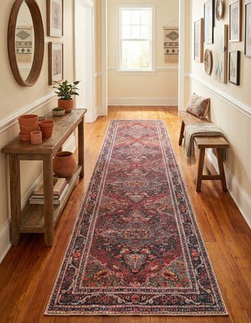 2' 6 x 14' Washable Timeless Runner Rug