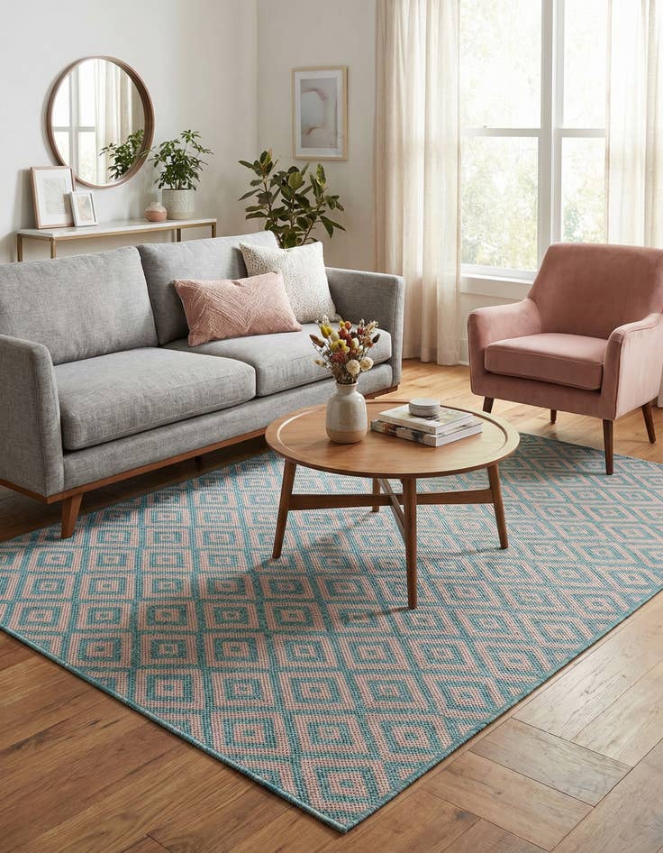 Detail image of 4' x 6'  Washable Jill Zarin Costa Rica Indoor / Outdoor Rug