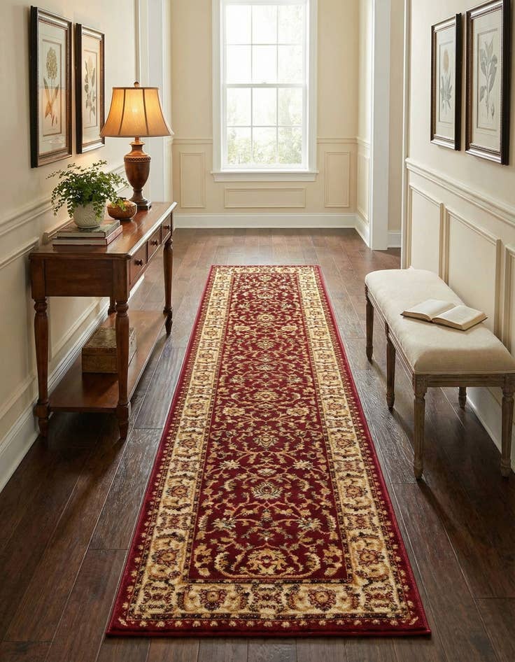 Detail image of 2' 7 x 12' Classic Agra Runner Rug