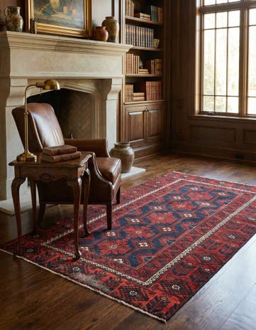 3' 8 x 6' 6 Hamedan Rug