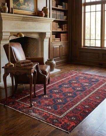 3' 8 x 6' 6 Hamedan Rug