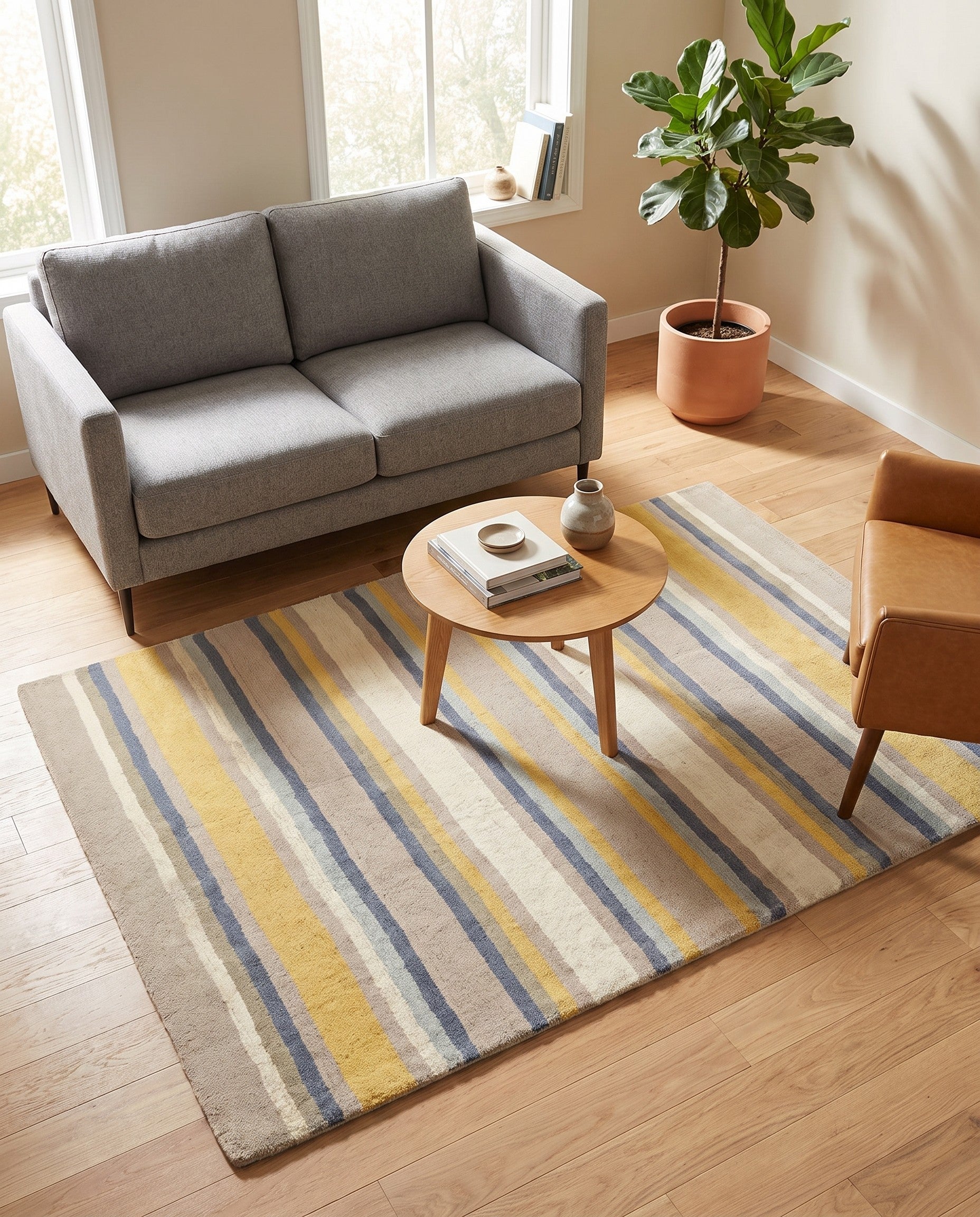 4' x 5' 6 Luna Wool Rug