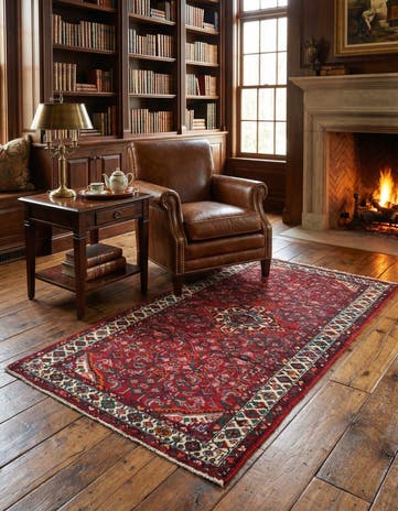 4' x 7' 1 Hamedan Wool Rug