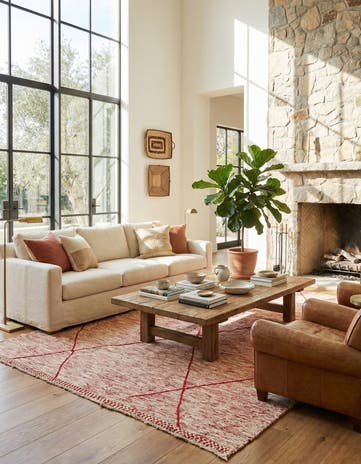 9' 5 x 12' 3 Hand Knotted Moroccan Wool Rug