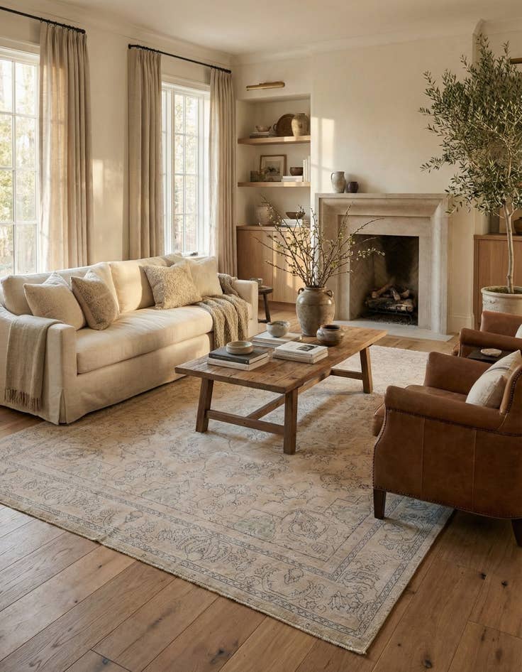 Detail image of 9' 9 x 12' 4  Hand Knotted Ultra Vintage Persian Wool Rug