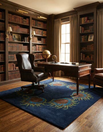 7' 6 x 7' 7 Luna Wool Square Rug