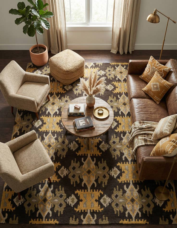 Detail image of 8' x 10' Luna Wool Rug