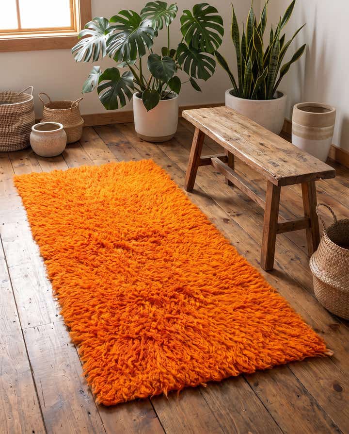65cm x 120cm Handgeknüpft Marokkanisch Wolle Läufer Teppich