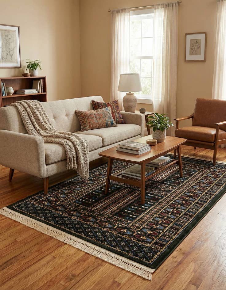 Detail image of 4' x 6' Bokhara Rug