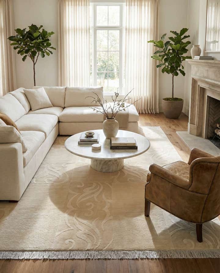 5' 9 x 7' 10 Hand Knotted Darya Wool Rug