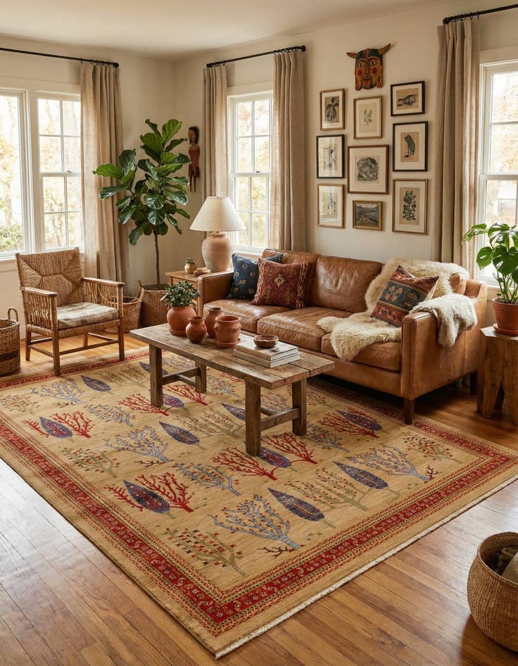 Detail image of  9' x 12' 2 Kashkuli Gabbeh Rug