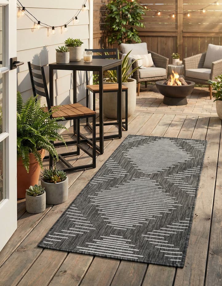2' x 4' Easy-Clean Modern Indoor / Outdoor...