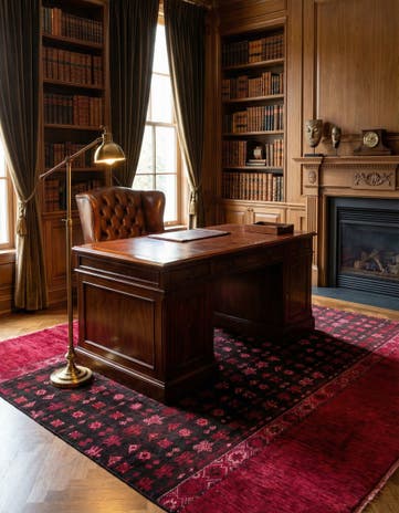 8' x 10' 3 Hand Knotted Darya Rug