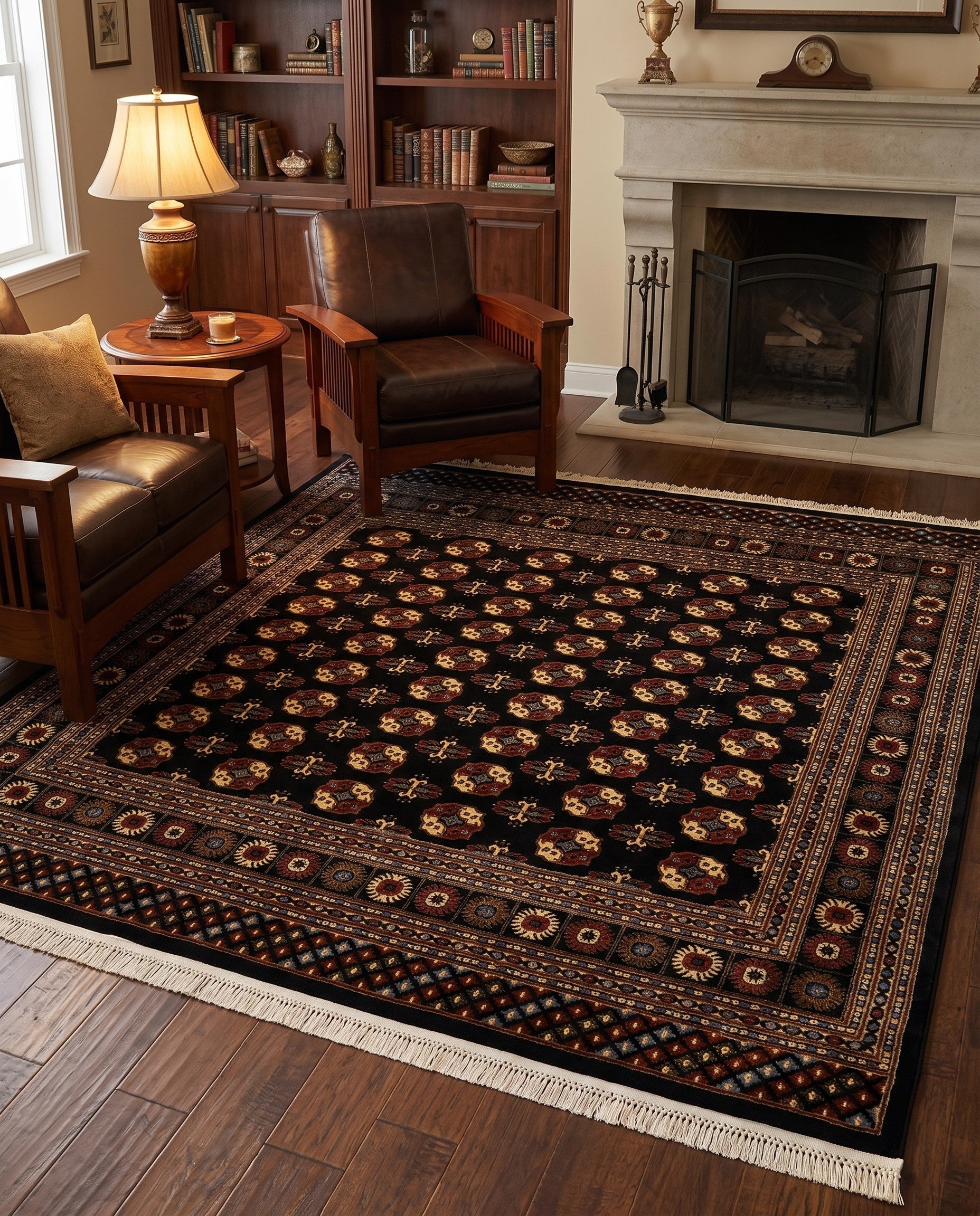 7' 10 x 7' 10 Bokhara Square Rug