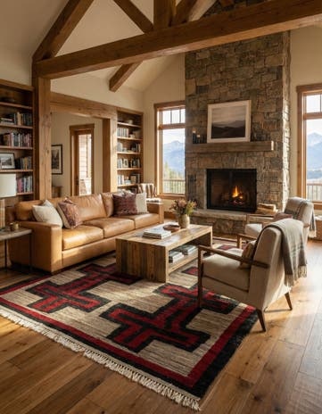 8' 9 x 13' Hand Knotted Darya Wool Rug