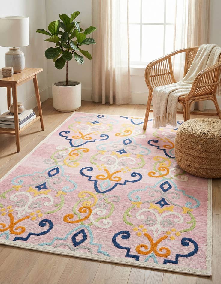 Detail image of 5' x 7' 7  Washable  Indoor / Outdoor Rug