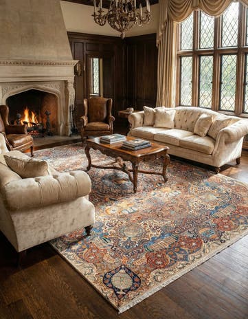 9' 10 x 12' 7 Kashmar Wool Rug