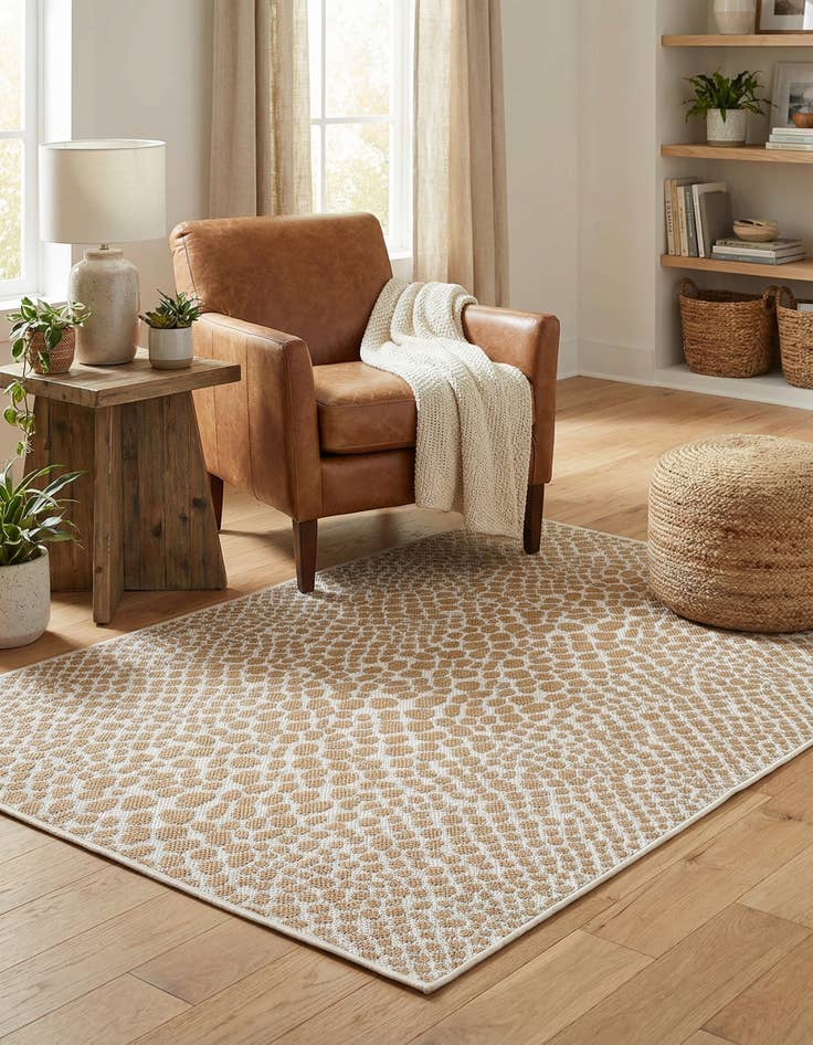 Detail image of 3' x 5' 3 Easy-Clean Jill Zarin Cape Town Indoor / Outdoor Rug