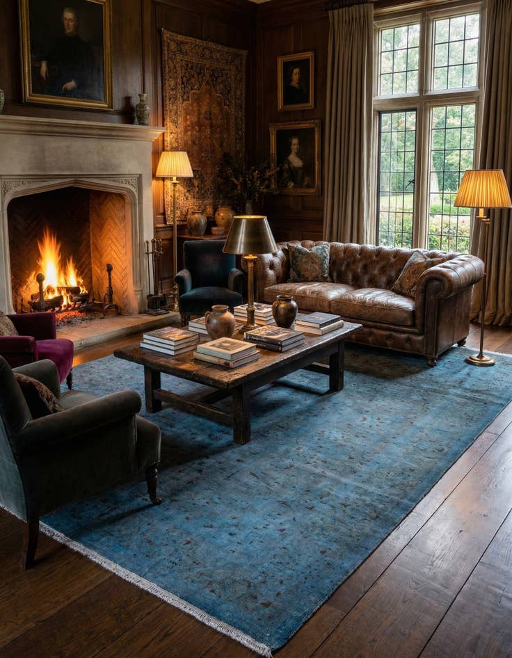 Detail image of  6' 1 x 10'  Hand Knotted Ultra Vintage Persian Wool Rug