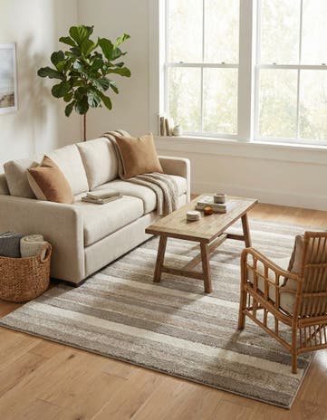 Cloud Gray Sepia Rug