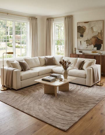 9' 10 x 13' 1 Hand Knotted Darya Wool Rug