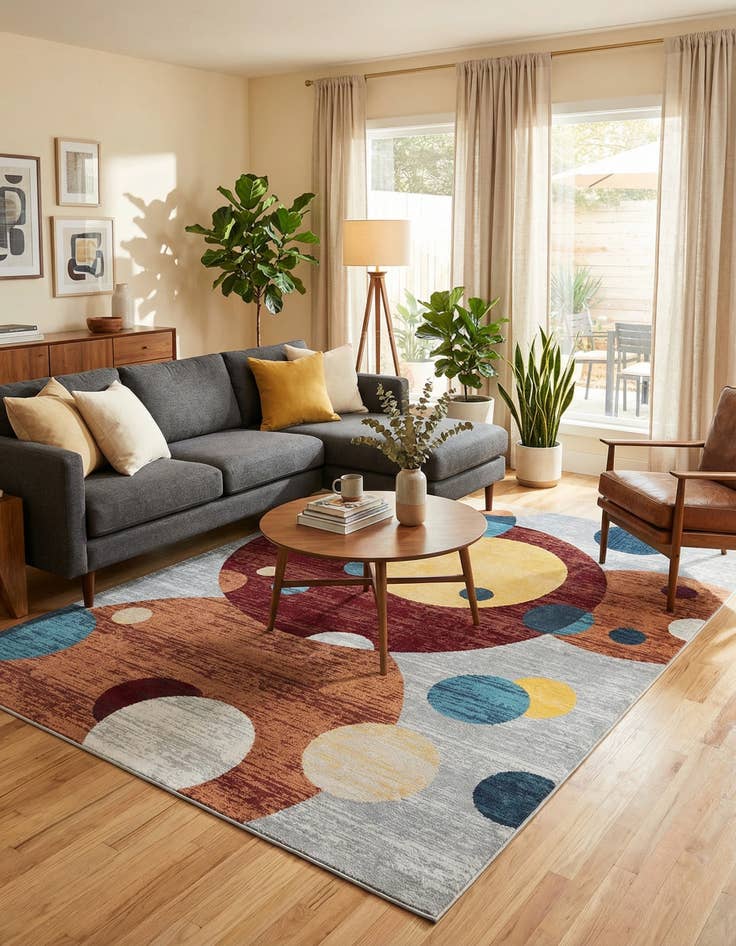 Detail image of 10' x 14' 1 Kamala Washable Rug