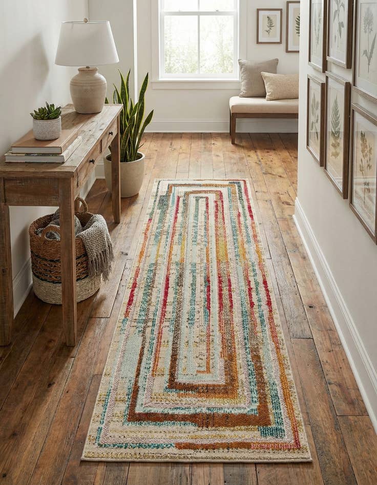Detail image of 2' x 6' Easy-Clean Casablanca Indoor / Outdoor Runner Rug
