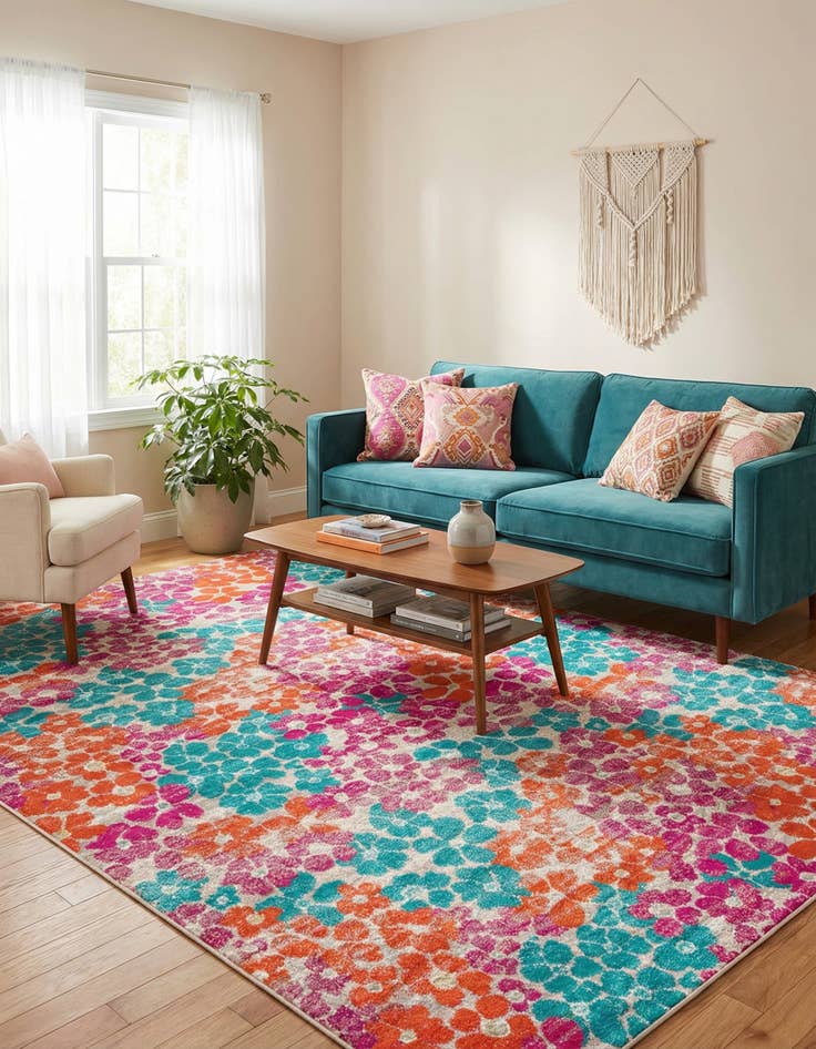 Detail image of  9' x 12' Azalea Rug