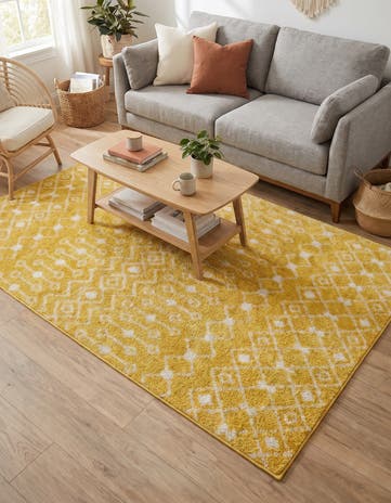 4' x 6' Moroccan Trellis Rug
