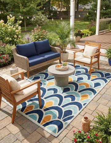 7' x 10' Easy-Clean Belize Indoor / Outdoor Rug
