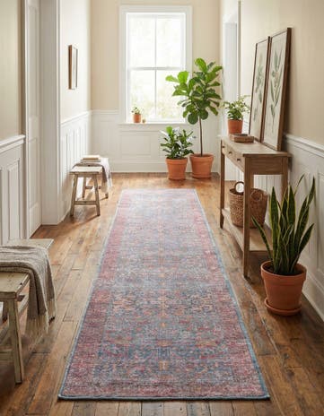 2' 7 x 13' Washable Mangata Runner Rug