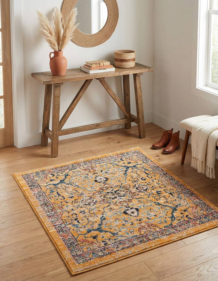 Detail image of 3' 3 x 3' 3 Lola Square Rug