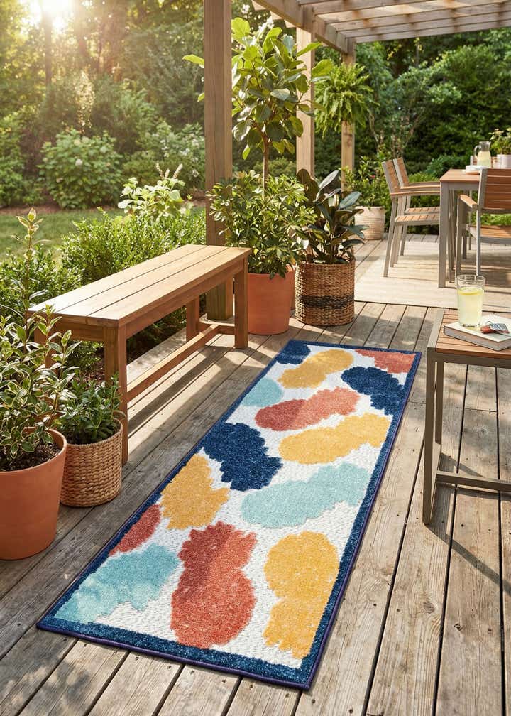 2' x 6' Easy-Clean Belize Indoor / Outdoor Runner Rug