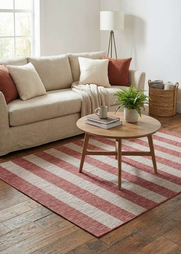 4' x 6' Easy-Clean Ribbon Indoor / Outdoor Rug