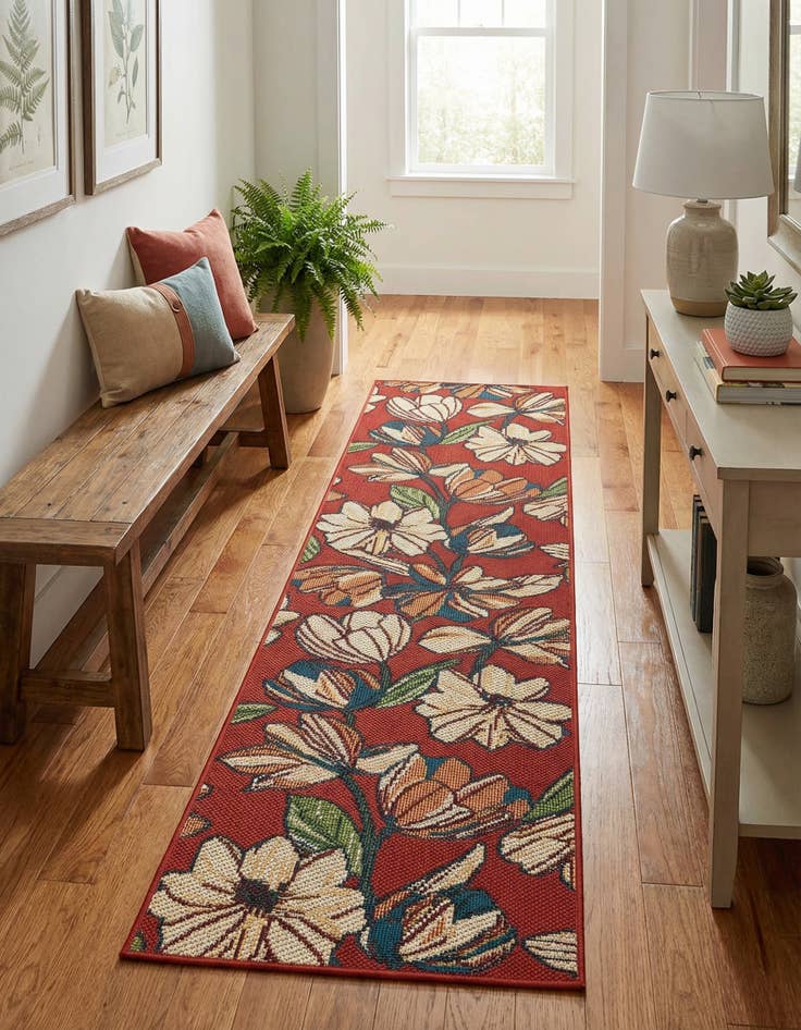 Detail image of 2' 7 x 10' Easy-Clean Baja Indoor / Outdoor Runner Rug
