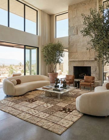 15' 3 x 24' Hand Knotted Moroccan Wool Rug