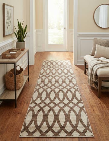 Brown Himalaya Runner Rug