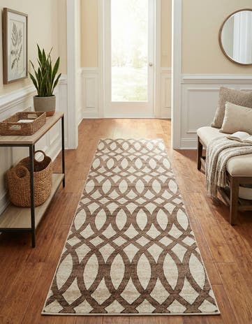 Brown Himalaya Runner Rug