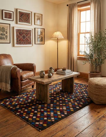 3' 9 x 6' Hand Knotted Balouch Wool Rug