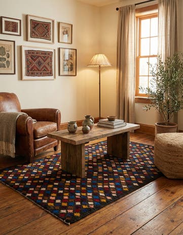 3' 9 x 6' Hand Knotted Balouch Wool Rug