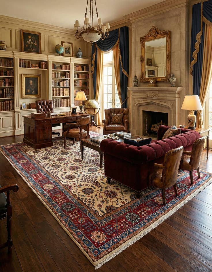 Detail image of 7' 11 x 11' 2 Tabriz Wool Rug